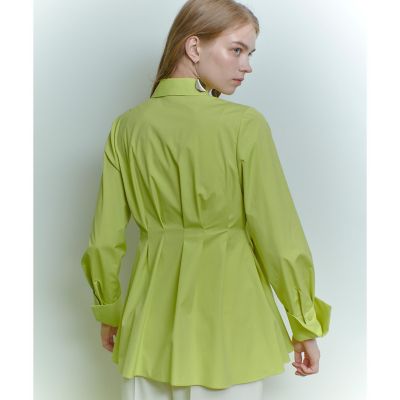 LOULOU WILLOUGHBY】タックシェイプシャツ