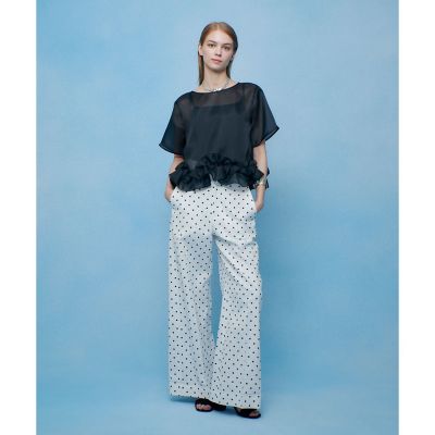 LOULOU WILLOUGHBY】2WAYシアーブラウス