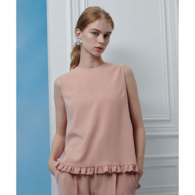 ＜allureville (Women)＞【ＬＯＵＬＯＵ　ＷＩＬＬＯＵＧＨＢＹ】パールネックレス付きフリルブラウス