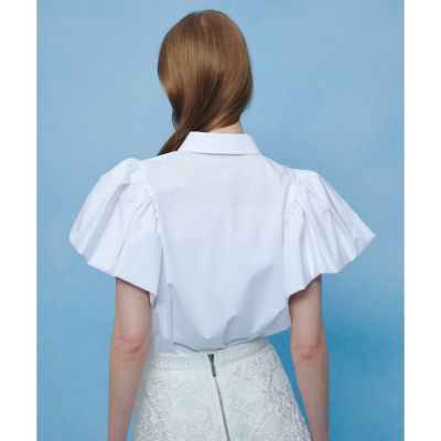 LOULOU WILLOUGHBY】バルーンスリーブシャツブラウス