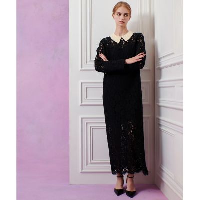 LOULOU WILLOUGHBY】パールネックレースワンピース