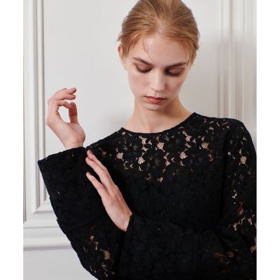 LOULOU WILLOUGHBY】パールネックレースワンピース