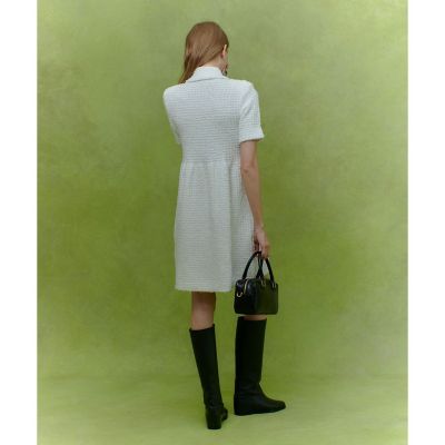 WILLOUGHB LOULOU ニットツィードワンピース OFFICIAL WILLOUGHBY】ニットツィードワンピース|allureville LOULOU ワンピース