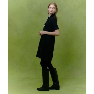 LOULOU WILLOUGHBY】ニットツィードワンピース