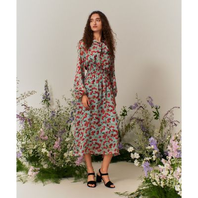 LOULOU WILLOUGHBY】LISAチェリープリント リボン