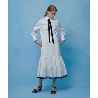 LOULOU WILLOUGHBY】メモリーツイルティアードシャツ