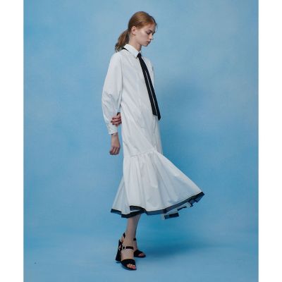 LOULOU WILLOUGHBY】メモリーツイルティアードシャツ