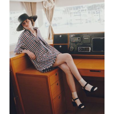 【LOULOU WILLOUGHBY】トリコロールツイードワンピース LOULOU WILLOUGHBY】トリコロールツイードワンピース