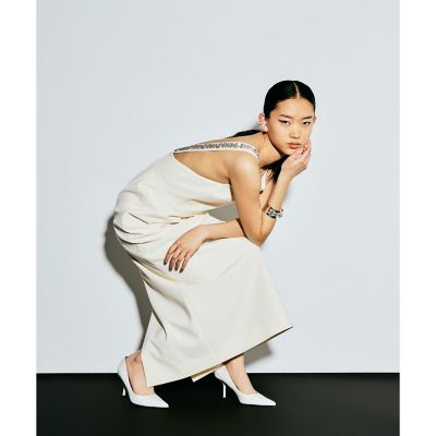 LOULOU WILLOUGHBY】ビジュージャンパースカート