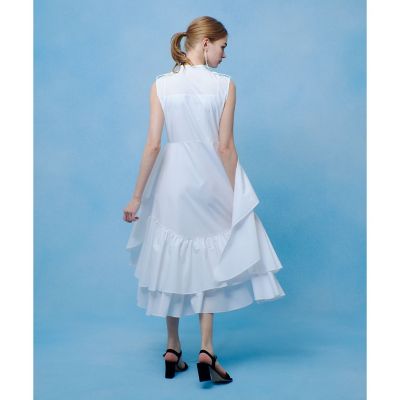 LOULOU WILLOUGHBY】レイヤードレープワンピース