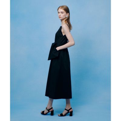コットンサテンエプロンワンピース | allureville (Women