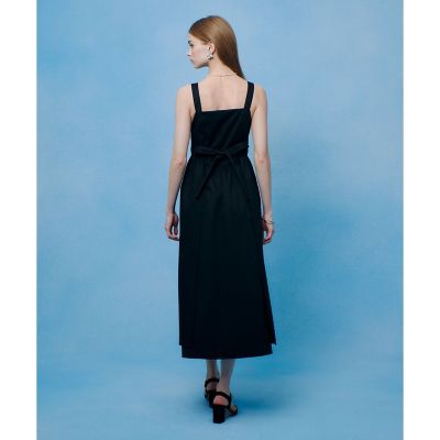 コットンサテンエプロンワンピース | allureville (Women