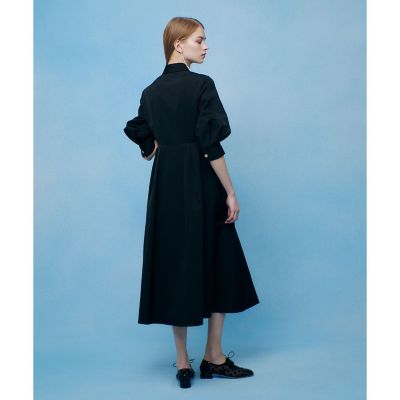 LOULOU WILLOUGHBY】タックパフシャツワンピース