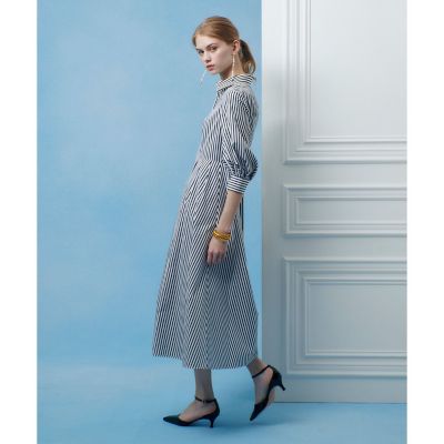 LOULOU WILLOUGHBY】タックパフシャツワンピース