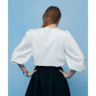 LOULOU WILLOUGHBY】モックロディレースアップマリン