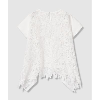 レースドッキングロングTシャツ | allureville (Women)/アルアバイル