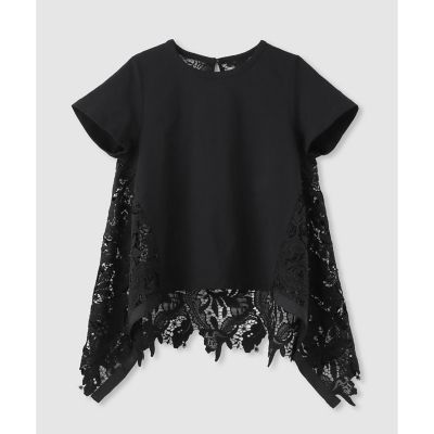 レースドッキングロングTシャツ | allureville (Women)/アルアバイル