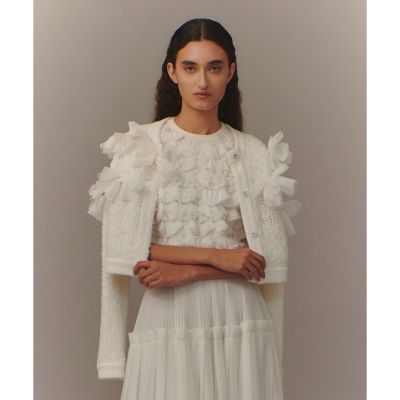 LOULOU WILLOUGHBY】レーストリミングシャツ