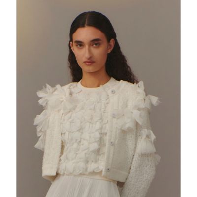 ＜allureville (Women)＞【ＬＯＵＬＯＵ　ＷＩＬＬＯＵＧＨＢＹ】ペタルパピヨンプルオーバー