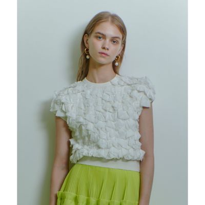 LOULOU WILLOUGHBY】ペタルパピヨンプルオーバー