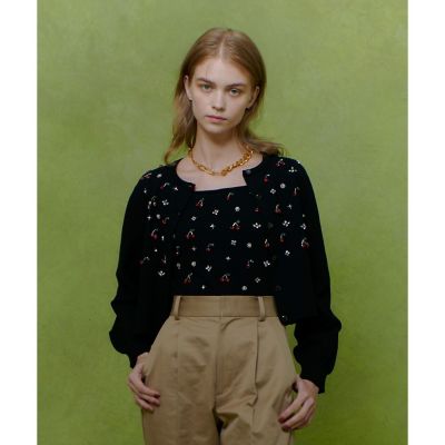 LOULOU WILLOUGHBY】CHERRYビジュー