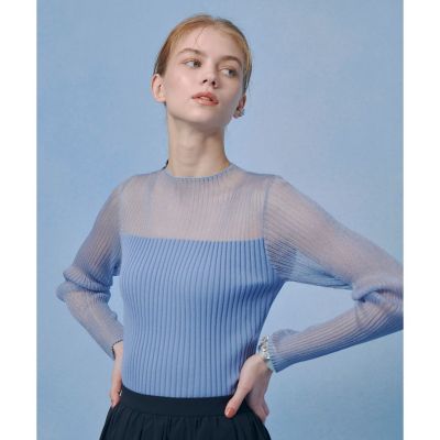 LOULOU WILLOUGHBY】シアーキリカエプルオーバー