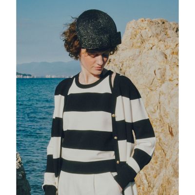 ＜allureville (Women)＞【ＬＯＵＬＯＵ　ＷＩＬＬＯＵＧＨＢＹ】カノコワイドボーダータンク