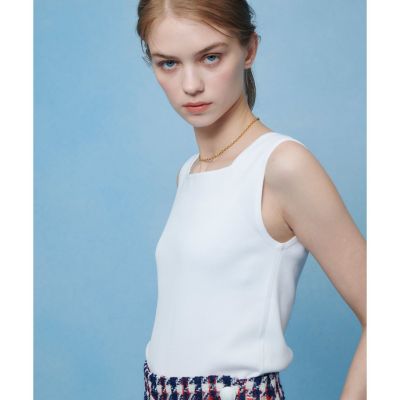 LOULOU WILLOUGHBY】スクエアタンクトップ