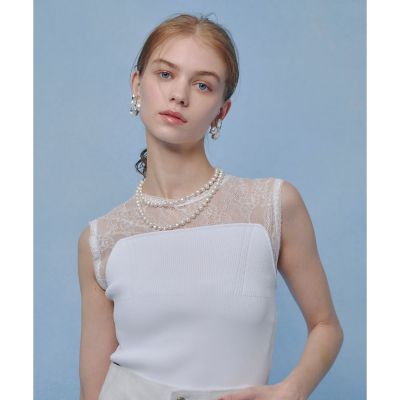 ＜allureville (Women)＞【ＬＯＵＬＯＵ　ＷＩＬＬＯＵＧＨＢＹ】レーシィビスチェプルオーバー