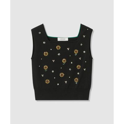 WEB 一部店舗限定 サンフラワービジュータンクトップ | allureville