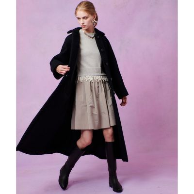 LOULOU WILLOUGHBY】ループインレーロングコート 
