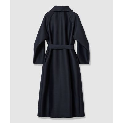 LOULOU WILLOUGHBY】シルクウールツイルロングコート