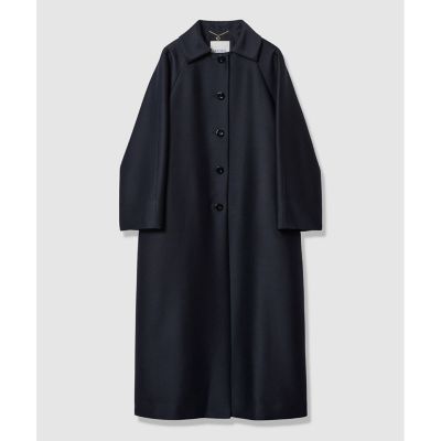 LOULOU WILLOUGHBY】シルクウールツイルロングコート