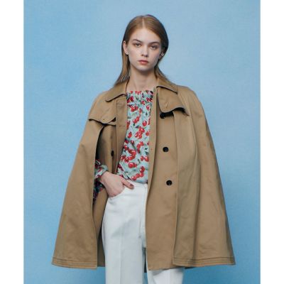 LOULOU WILLOUGHBY】トレンチケープコート