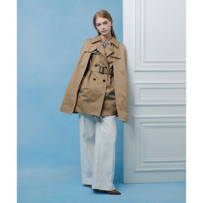 LOULOU WILLOUGHBY】トレンチケープコート
