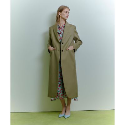 LOULOU WILLOUGHBY】レーヨンブレンドツイル