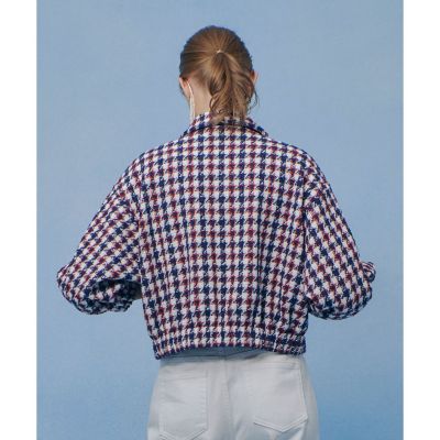 LOULOU WILLOUGHBY】トリコロールツイードブルゾン 