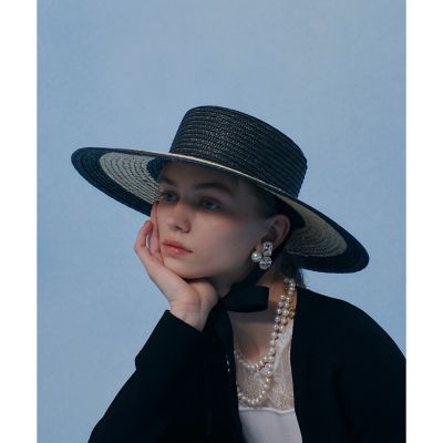 LOULOU WILLOUGHBY】バイカラーキャペリン