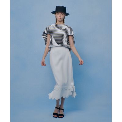 LOULOU WILLOUGHBY】ワイドリボンカンカン帽