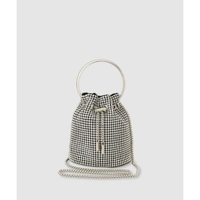 ◇【LOULOU WILLOUGHBY】ビジュー巾着ショルダー