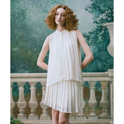L03374)LEEANN HUANG プリーツ　ミニスカート　アーガイル　XS プリーツミニスカート | allureville (Women)/アルアバイル | 三越