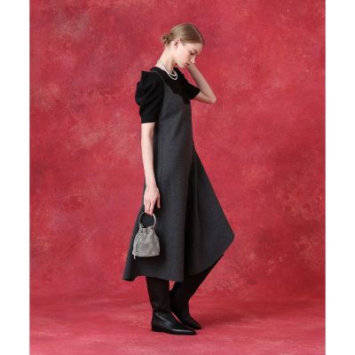レースドッキングウールキャミワンピース | allureville (Women
