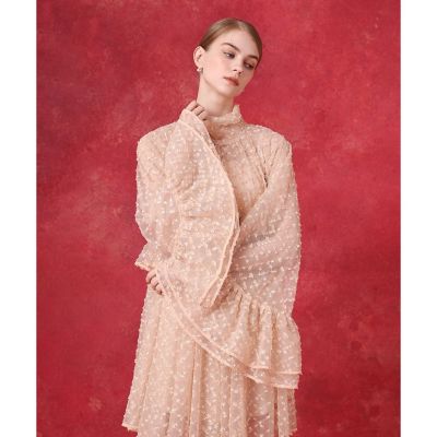チュールレースラッフルミニワンピース | allureville (Women