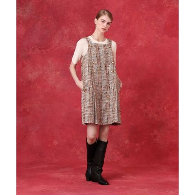 ラメツイードジャンスカワンピース | allureville (Women