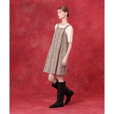 ラメツイードジャンスカワンピース | allureville (Women