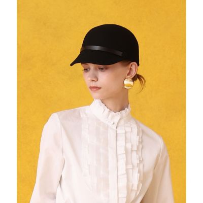 ＜allureville (Women)＞フェルトキャップ