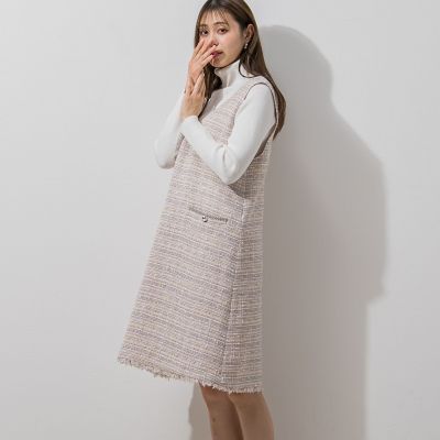 ツイードジャンパースカート≪セットアップ対応≫ | ファッション・服