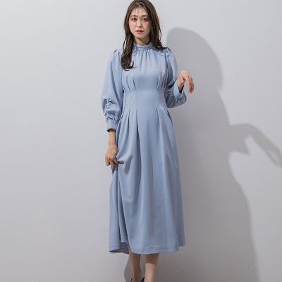 ＜QUEENS COURT（Women）＞ウエストタックワンピース