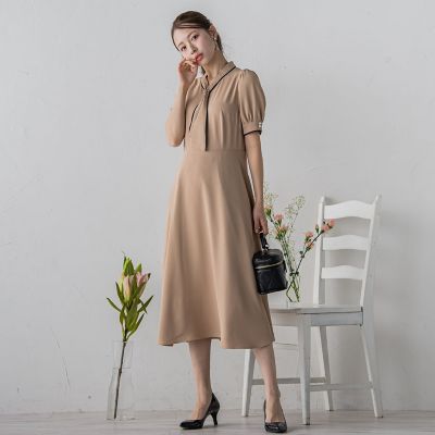 配色ボウタイワンピース | QUEENS COURT（Women）/クイーンズコート