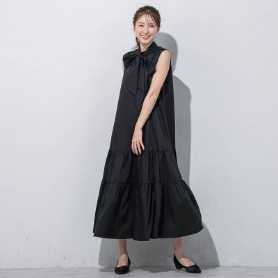 ２ｗａｙリボンティアードワンピ≪洗濯機で洗える≫